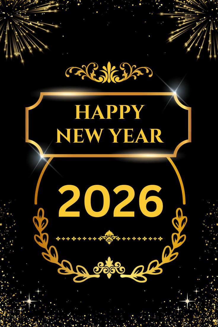 Happy New Year 2026 Wishes, Quotes, Images &amp;amp; Whatsapp Status regarding Happy New Year 2026 Free Images with Quotes
