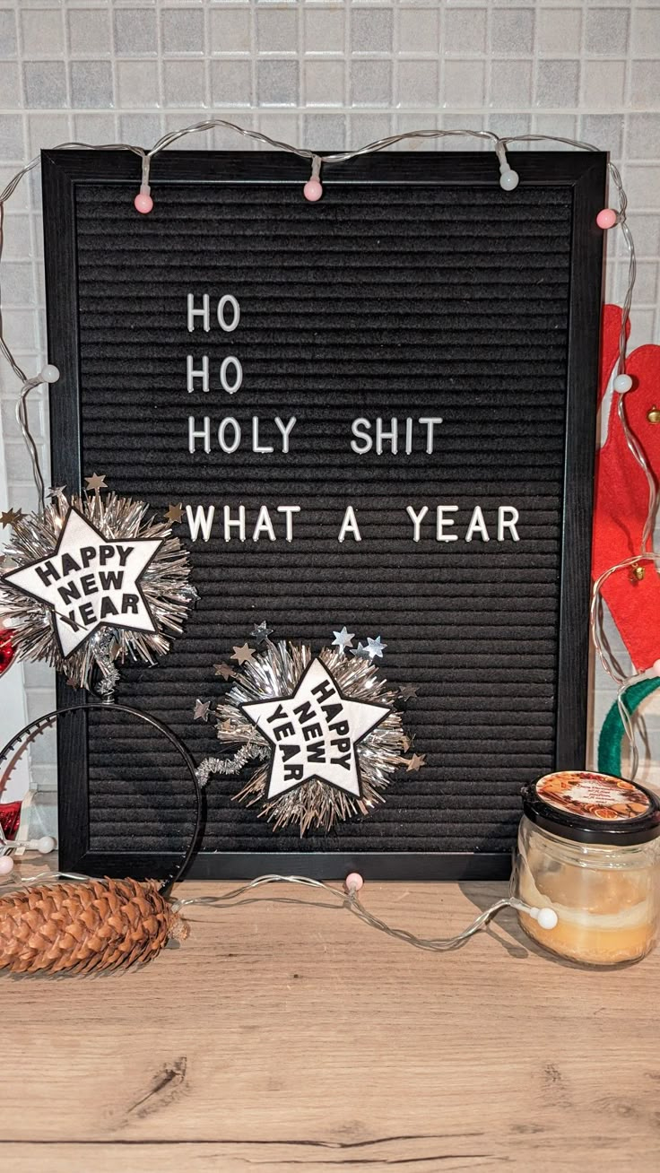 Happy New Year Letter Board pertaining to New Year Felt Board Quotes