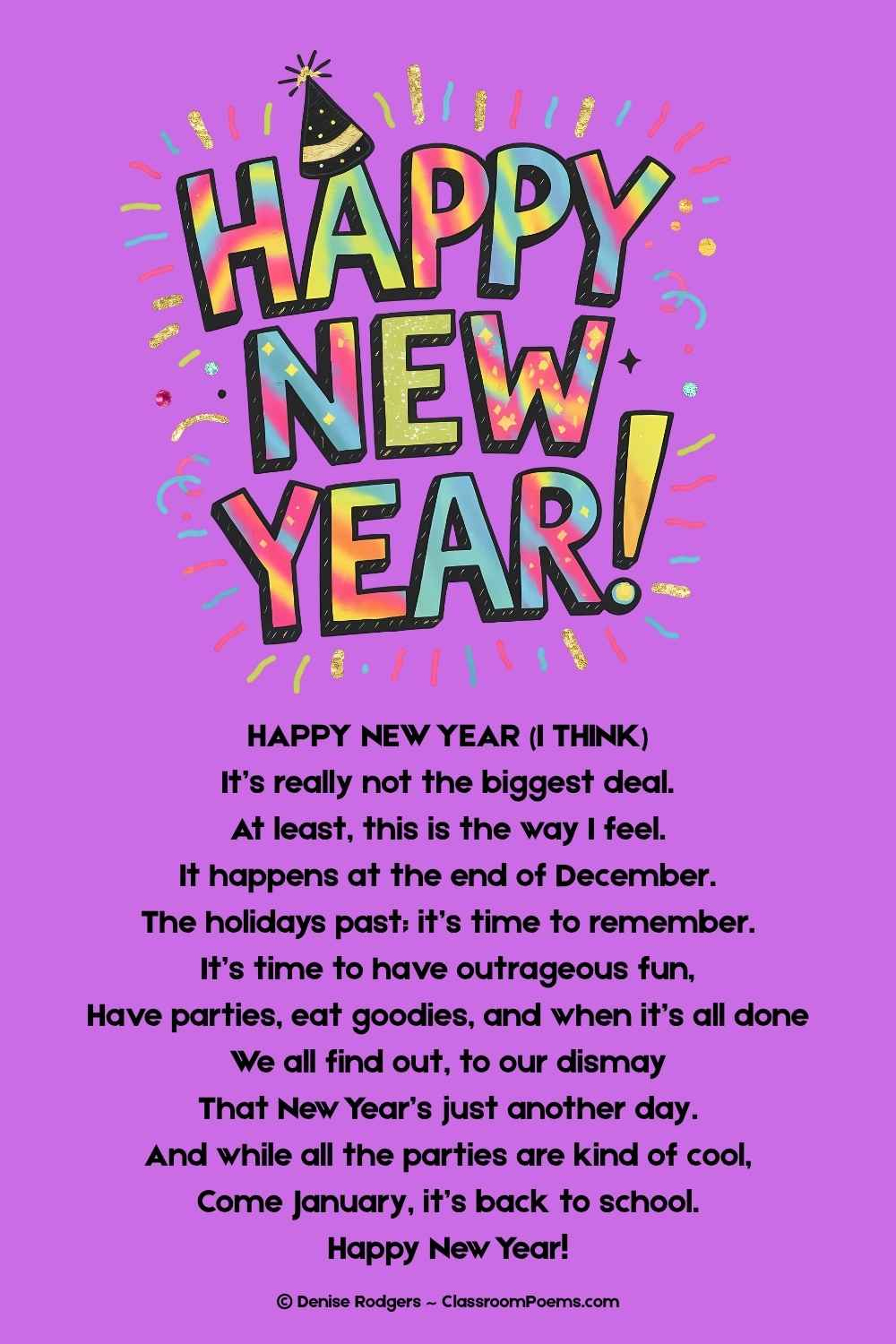 Happy New Year Poems regarding New Years Poems And Quotes