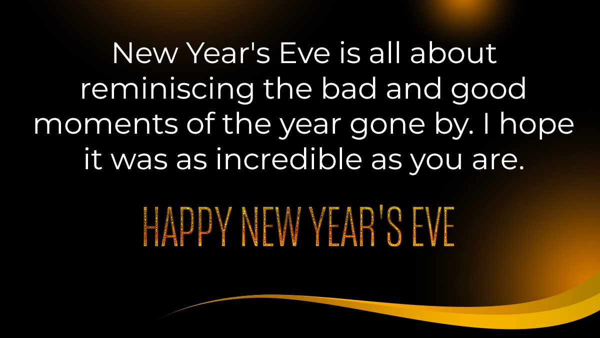 Happy New Year&amp;#039;S Eve: Best Wishes, Images, Quotes, Sms, Greetings with regard to Happy New Year Eve Quote