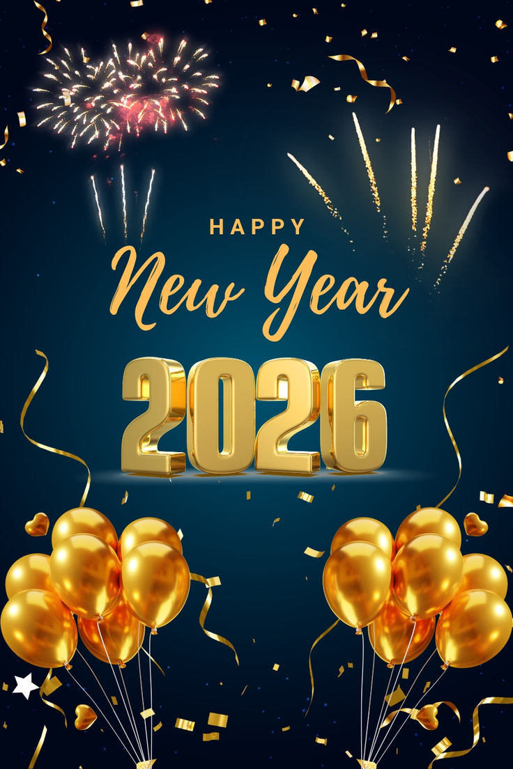 Heartfelt Happy New Year 2026 Wishes For Friends &amp;amp; Family for Happy New Year 2026 Images With Quotes