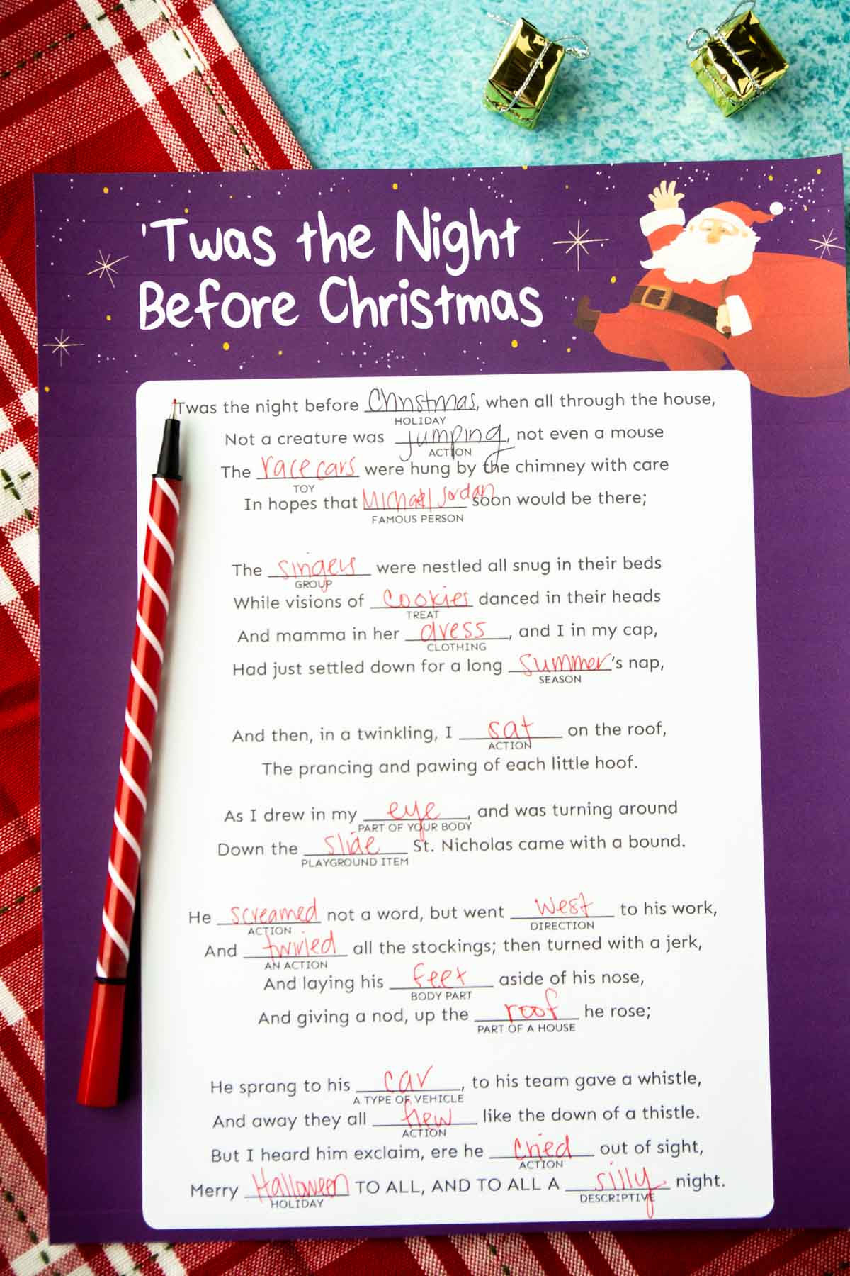 Hilarious Christmas Mad Libs {Free Printable} - Play Party Plan with regard to Free Printable Christmas Mad Libs For Adults