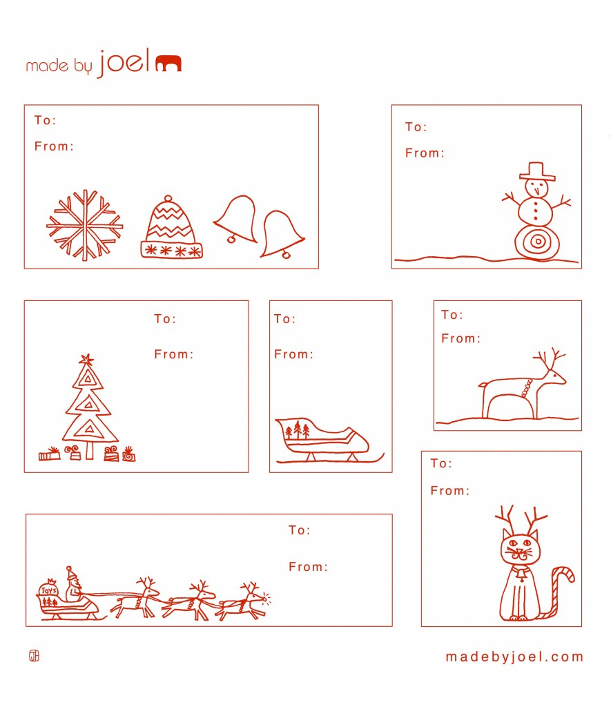 Holiday Gift Tag Templates – Madejoel intended for Free Printable Personalized Gift Tags For Christmas