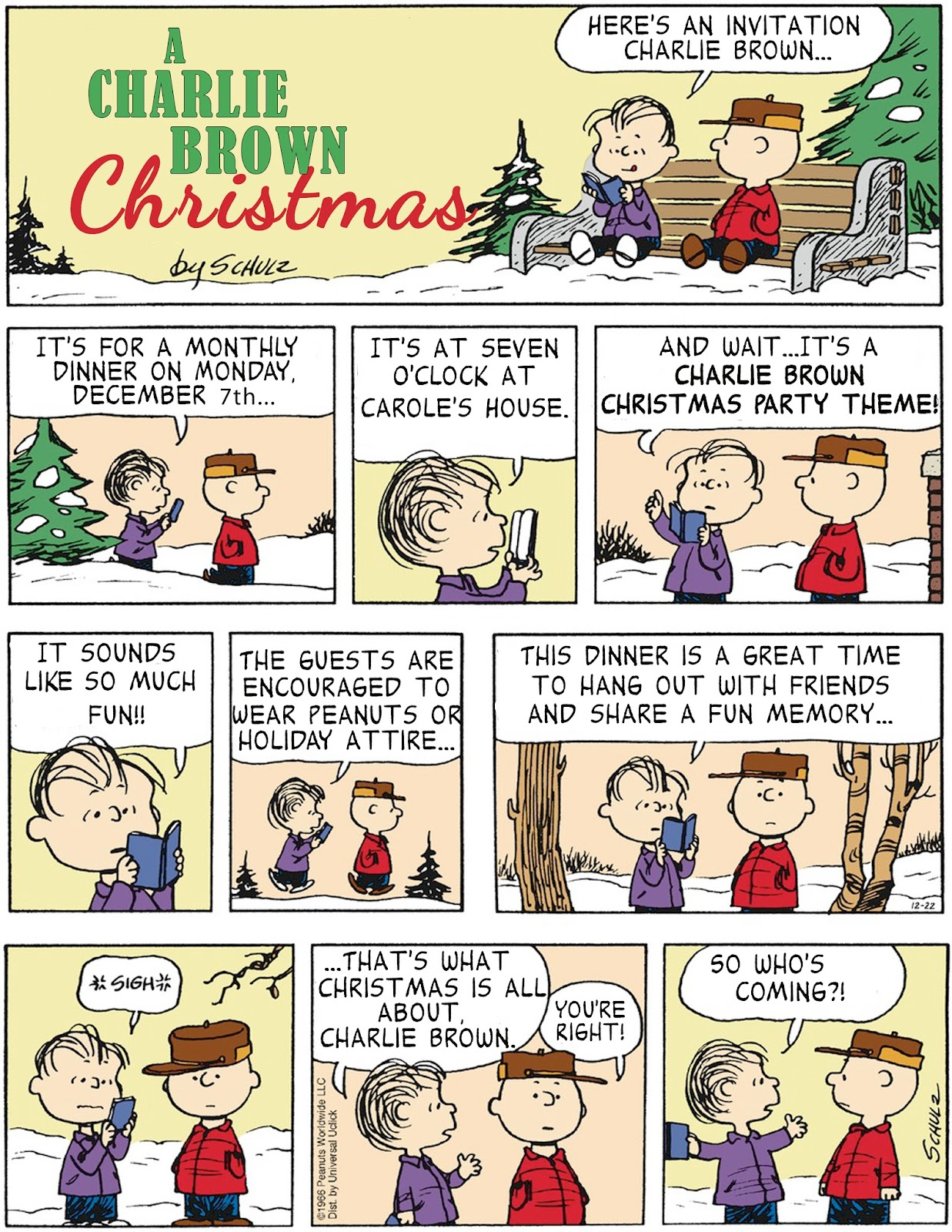 Invite And Delight: Charlie Brown Christmas Party in Printable Charlie Brown Christmas Quotes