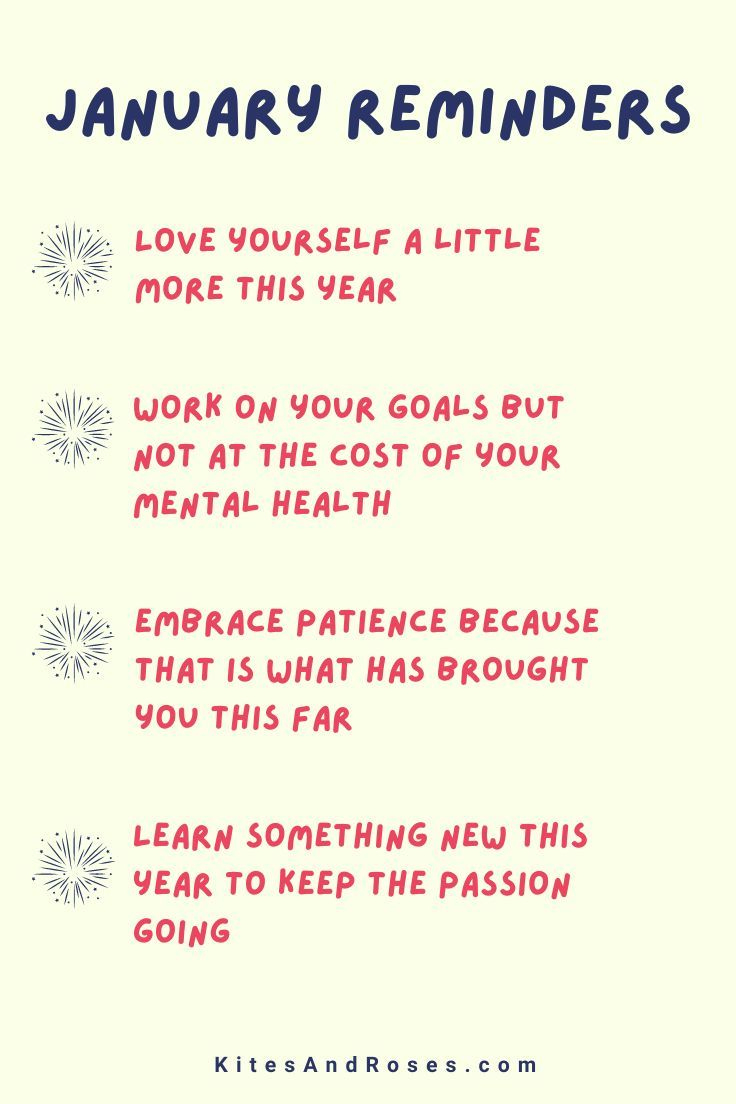 January Reminder Quotes For New Beginnings for New Year Mental Health Quotes