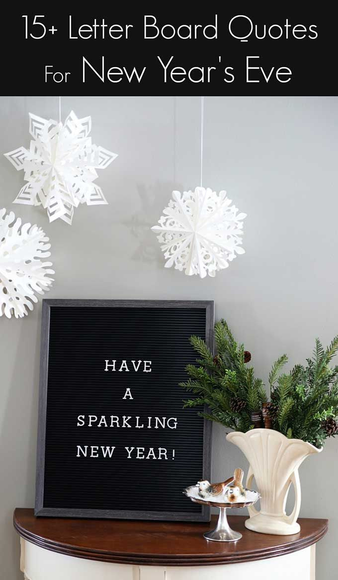 Letter Board Quotes For New Years Eve inside New Year Marquee Quotes
