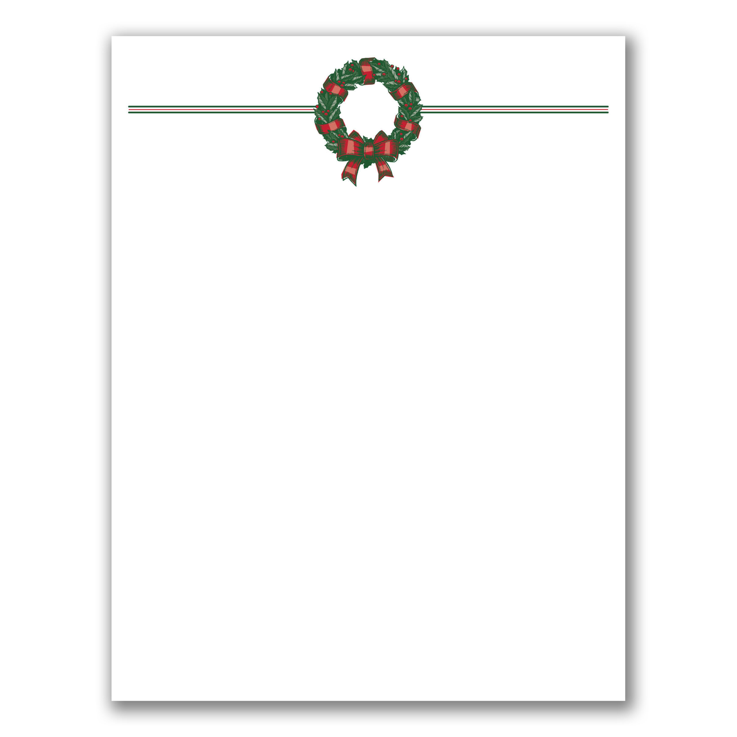 Lthd-5 Personalized Christmas Stationery - Copycat Printing regarding Printable Christmas Letterhead Paper