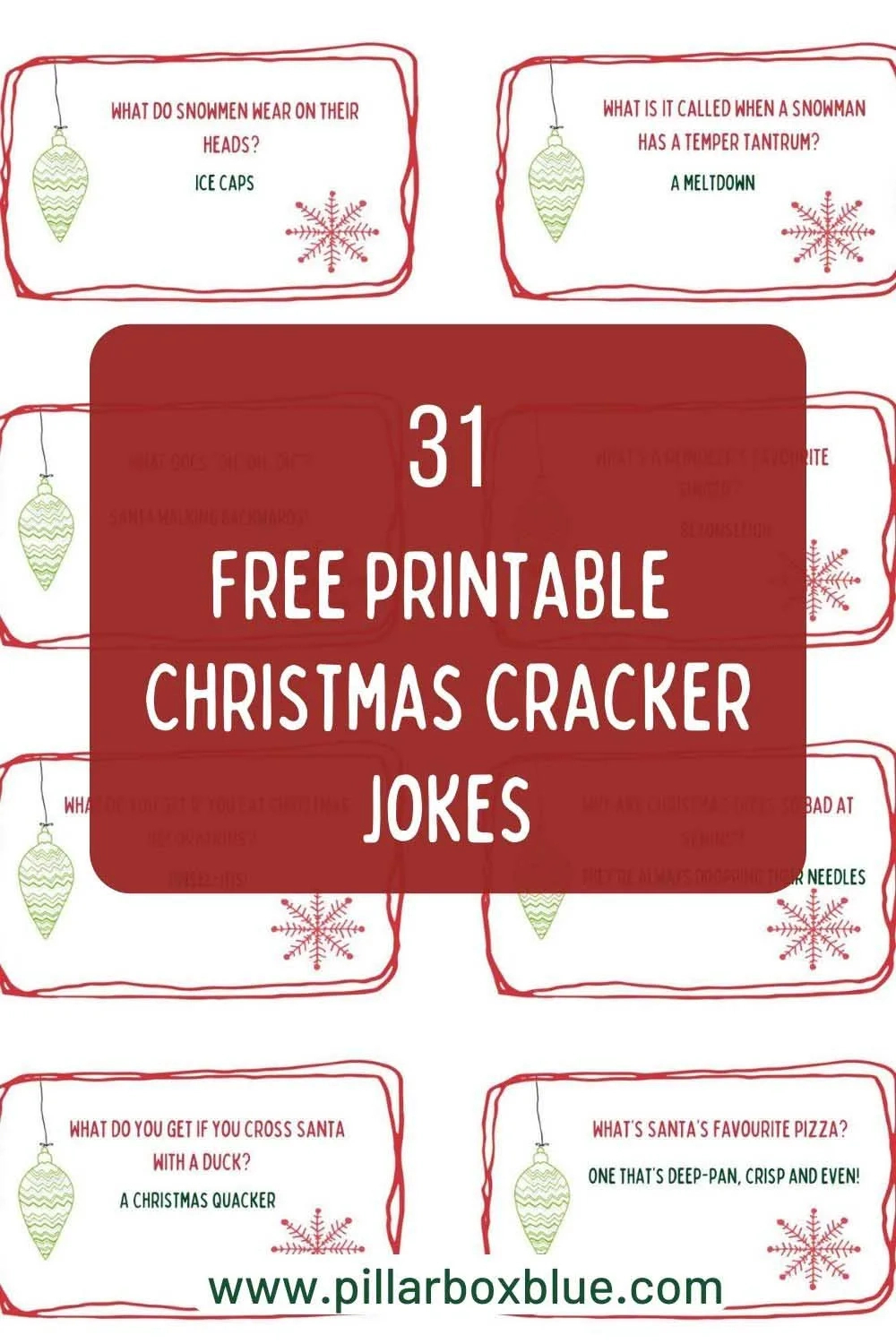 Make Your Own Christmas Crackers With Printable Cracker Jokes with regard to Printable Christmas Jokes For Crackers