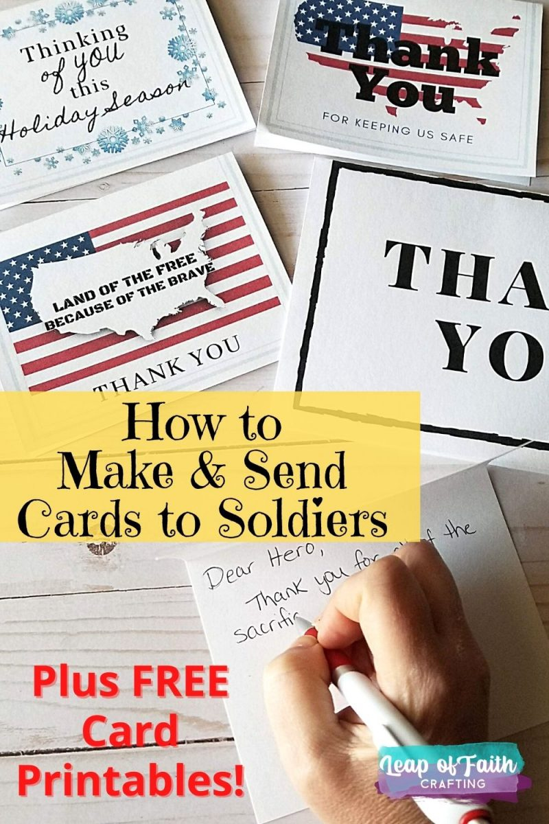 Making Cards For Soldiers: All You Need To Know! - Leap Of Faith with regard to Christmas Card For Soldiers Printable