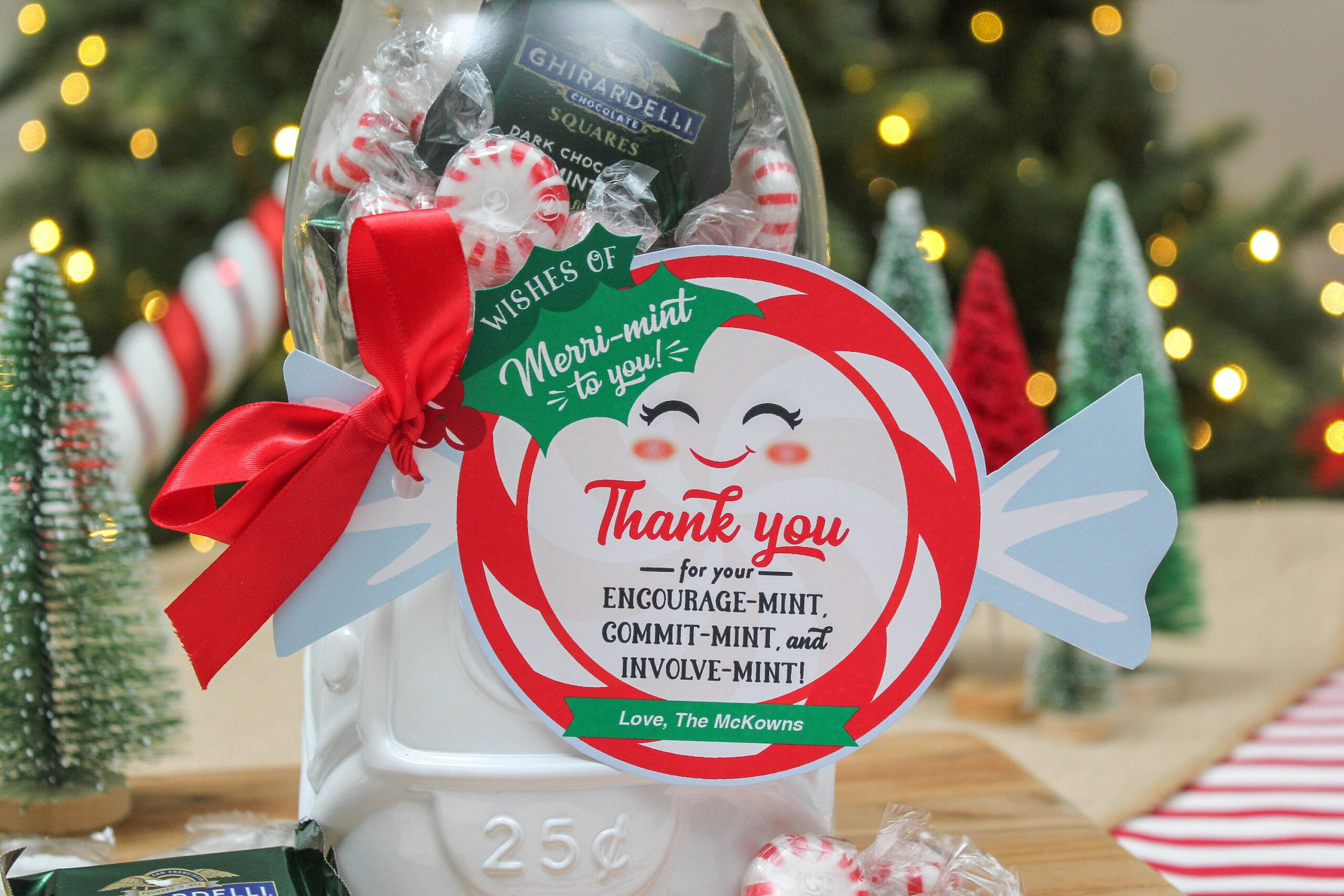 Mint Christmas Gift Tag, Teacher Gift Tag, Teacher Appreciation intended for Printable Teacher Christmas Gift Tags