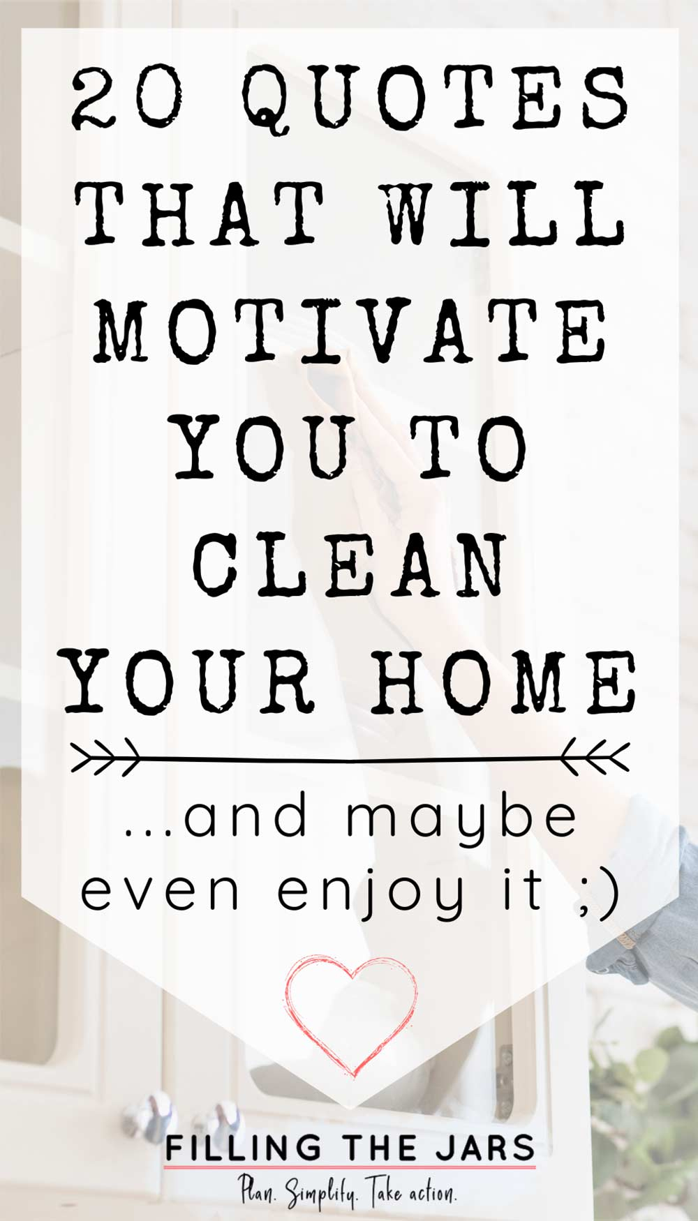 Motivational Quotes For Cleaning: 20 Positive Clean Home Sayings pertaining to New Year Cleaning Quotes
