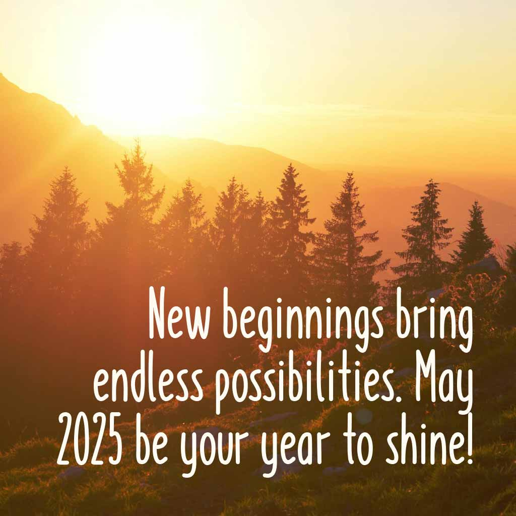 New Year 2025 Wishes & Greetings - Good Wishes for New Year Spiritual Quotes