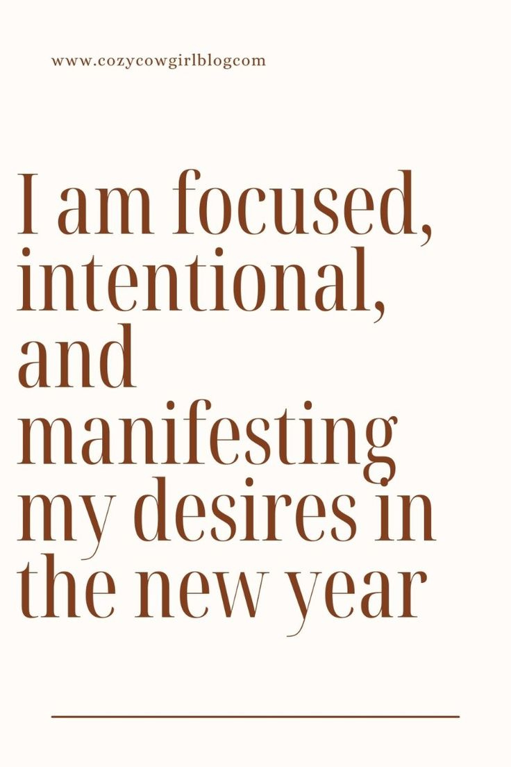 New Year Affirmations, Manifestations, 2025 Resolutions, Vision for New Year Manifestation Quotes