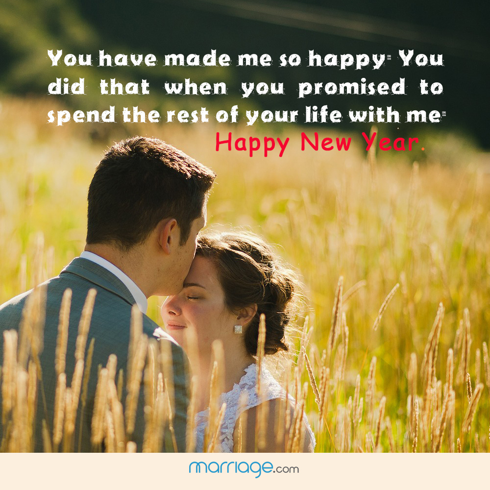 New Year Quotes - You Have Made Me So Happy. You Did That When intended for New Year Quotes Romantic