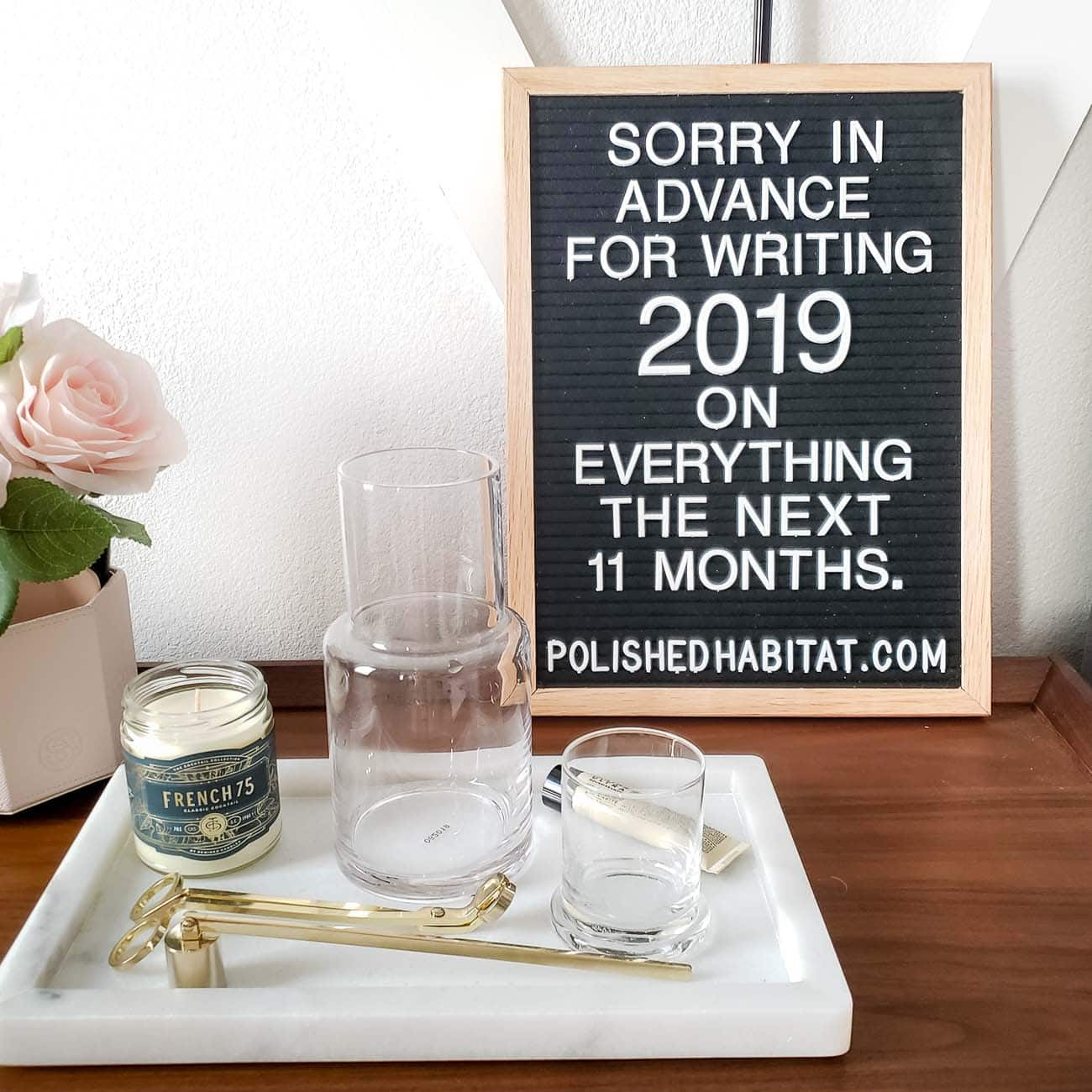 New Year'S Letter Board Quotes - Polished Habitat throughout New Year Message Board Quotes