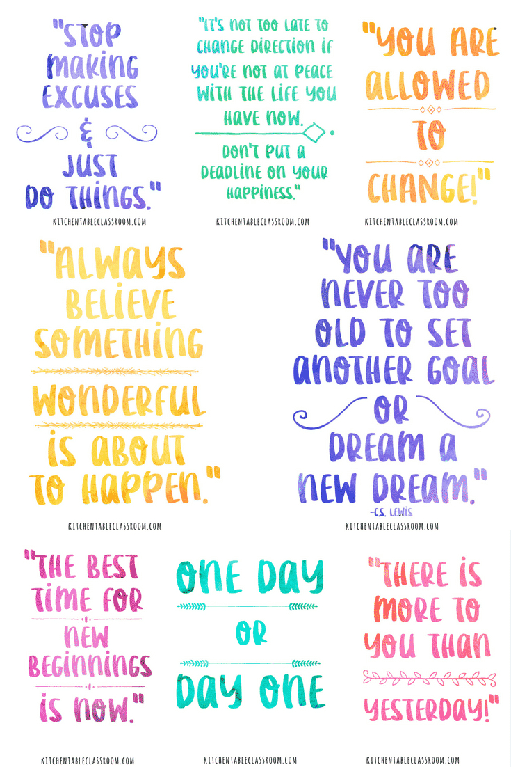 New Years Quotes Pinterest 2.5 - The Kitchen Table Classroom with regard to New Years Quotes For Kids