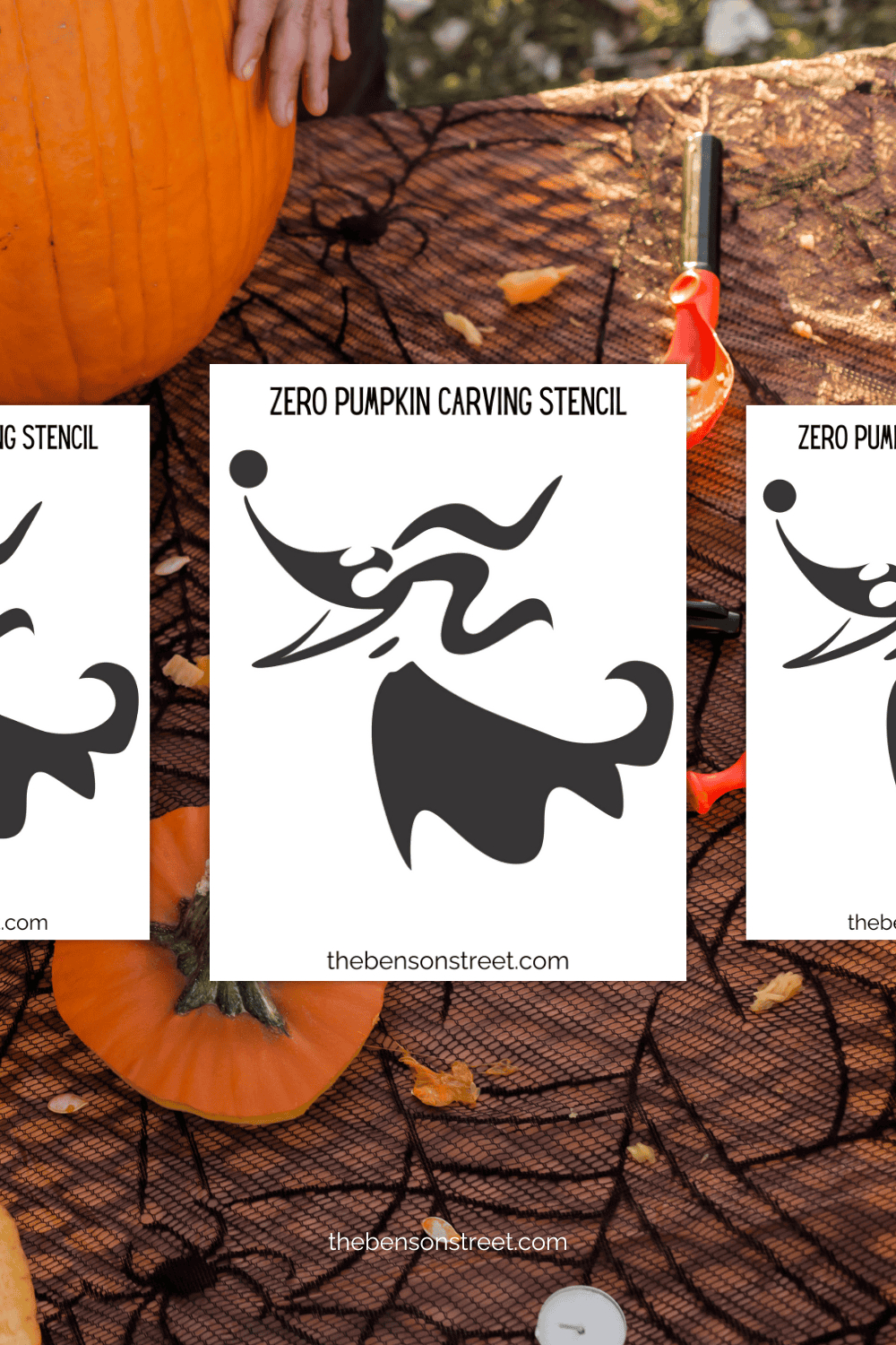 Nightmare Before Christmas Zero Pumpkin Stencil Printable - The in Nightmare Before Christmas Pumpkin Stencils Free Printable