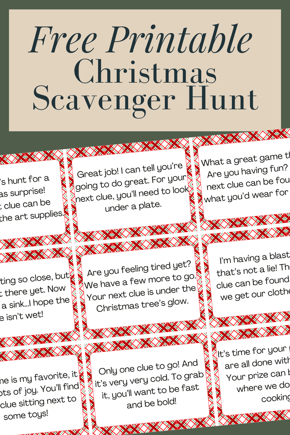 Our 2023 Christmas Scavenger Hunt – Love &amp;amp; Renovations with regard to Free Printable Christmas Scavenger Hunt For Adults