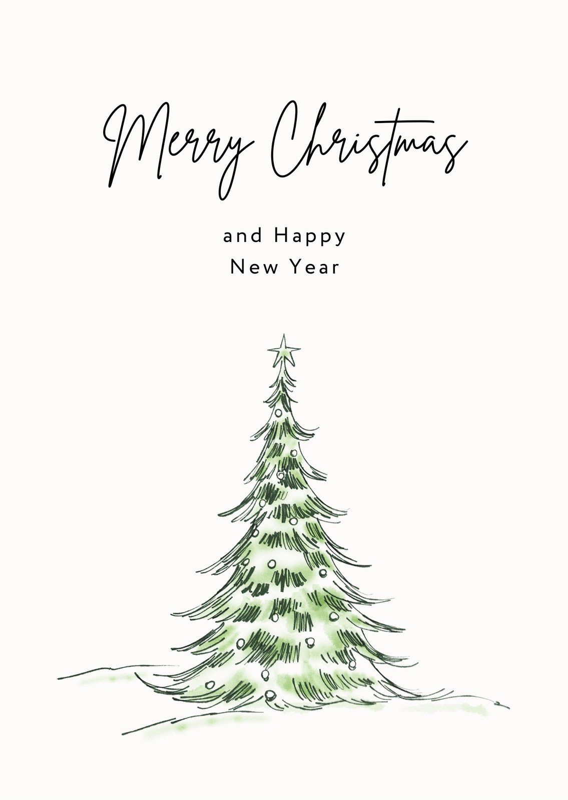 Page 3 - Free Custom Printable Christmas Card Templates | Canva regarding Printable Christmas Card Template Black And White