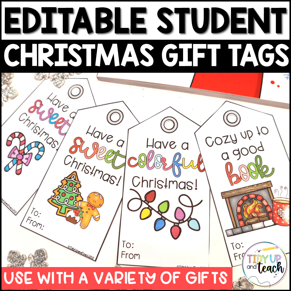 Personalized Christmas Gift Tag | Madeteachers with regard to Christmas Gift Tags Personalized Printable
