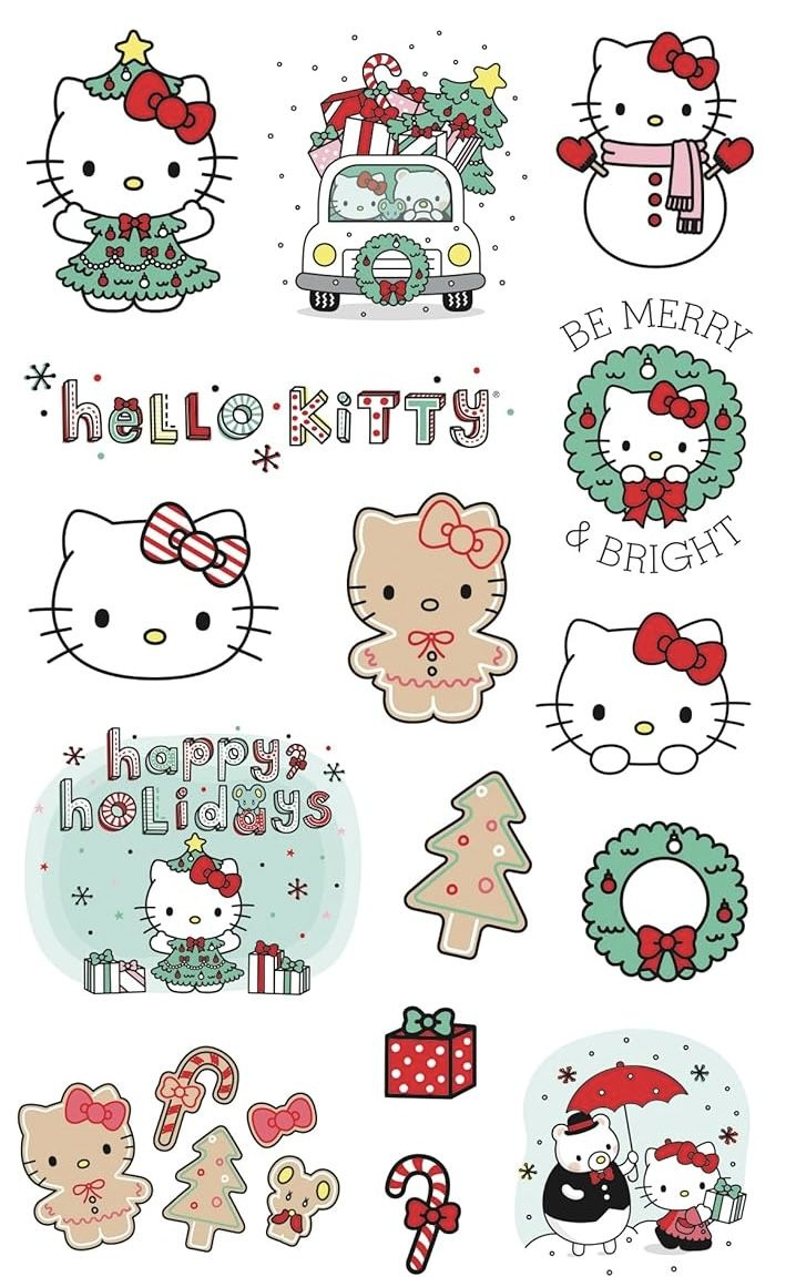 Pinangelina Martinez On Sanrio | Hello Kitty Christmas, Hello with Hello Kitty Christmas Card Printable