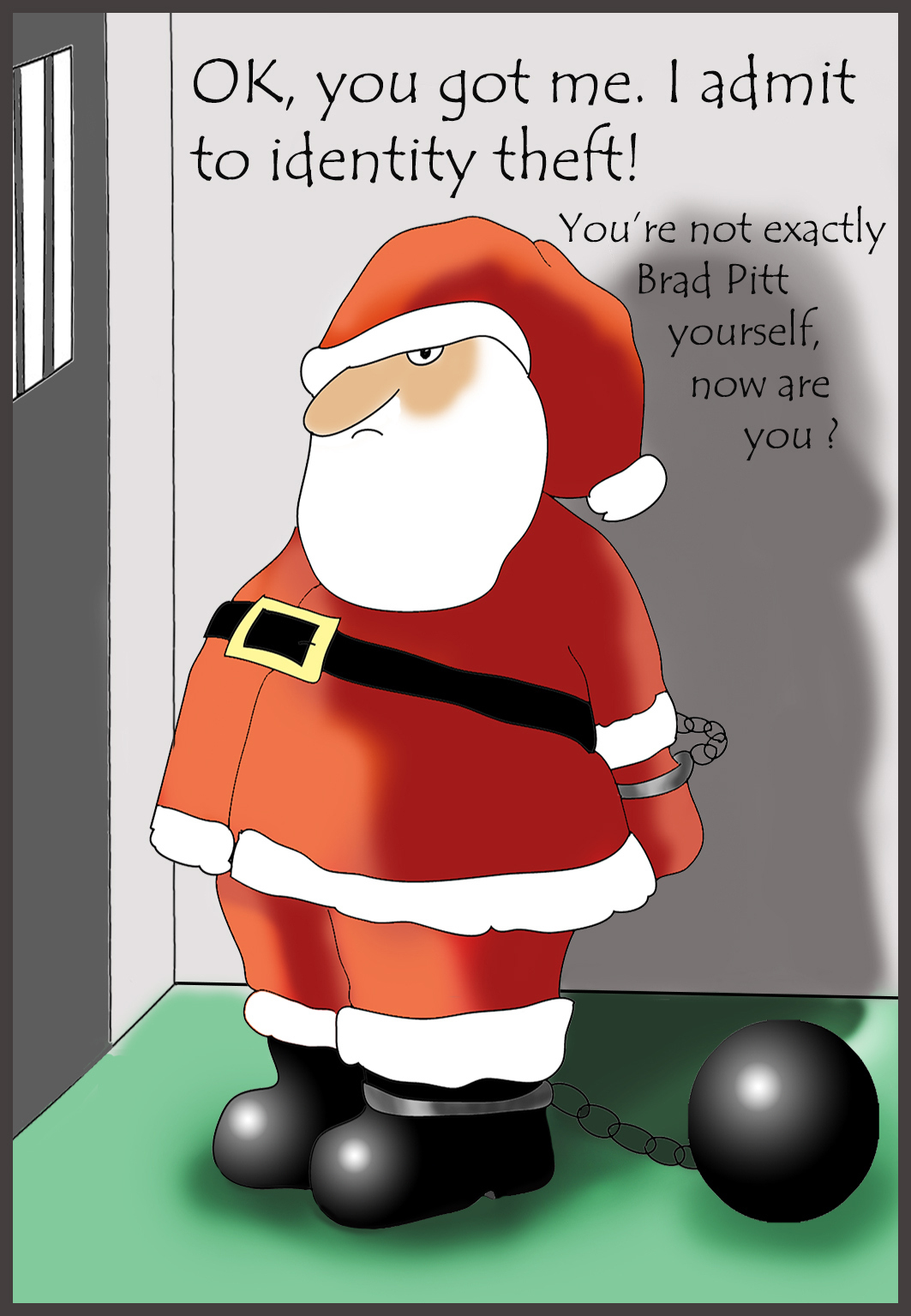 Printable Christmas Cards regarding Funny Christmas Card Free Printable