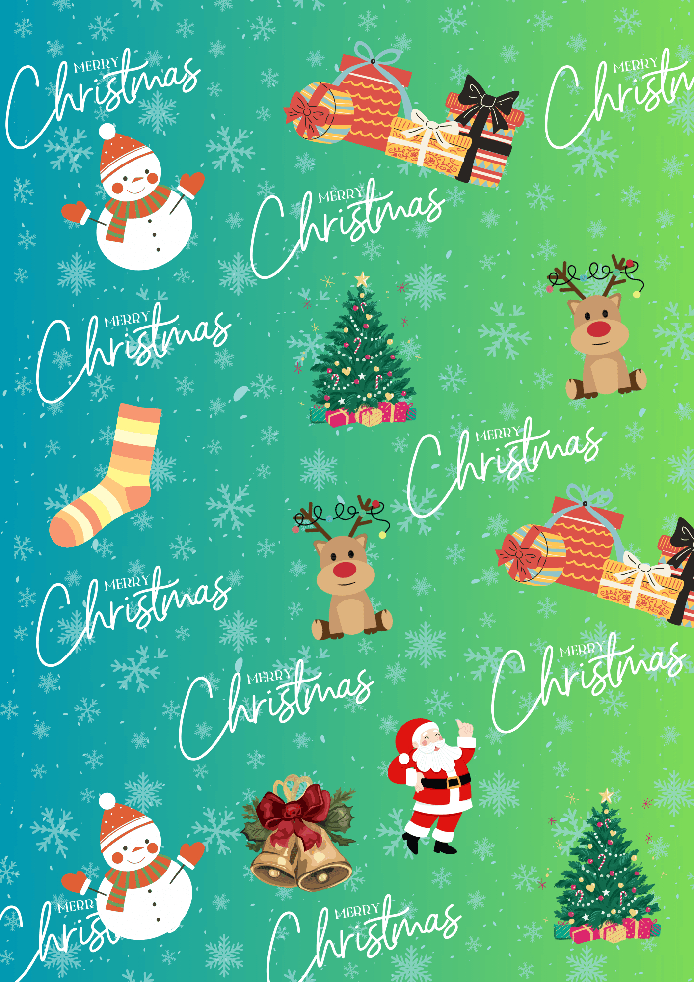 Printable Christmas Gift Wrap For Kidsitablelove - Raket.ph within Christmas Gift Wrapper Design Printable