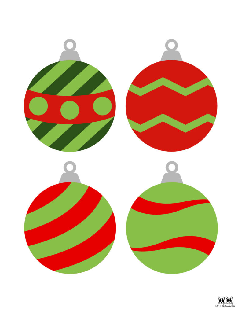 Printable Christmas Ornaments | Printabulls within Printable Christmas Tree Ornament