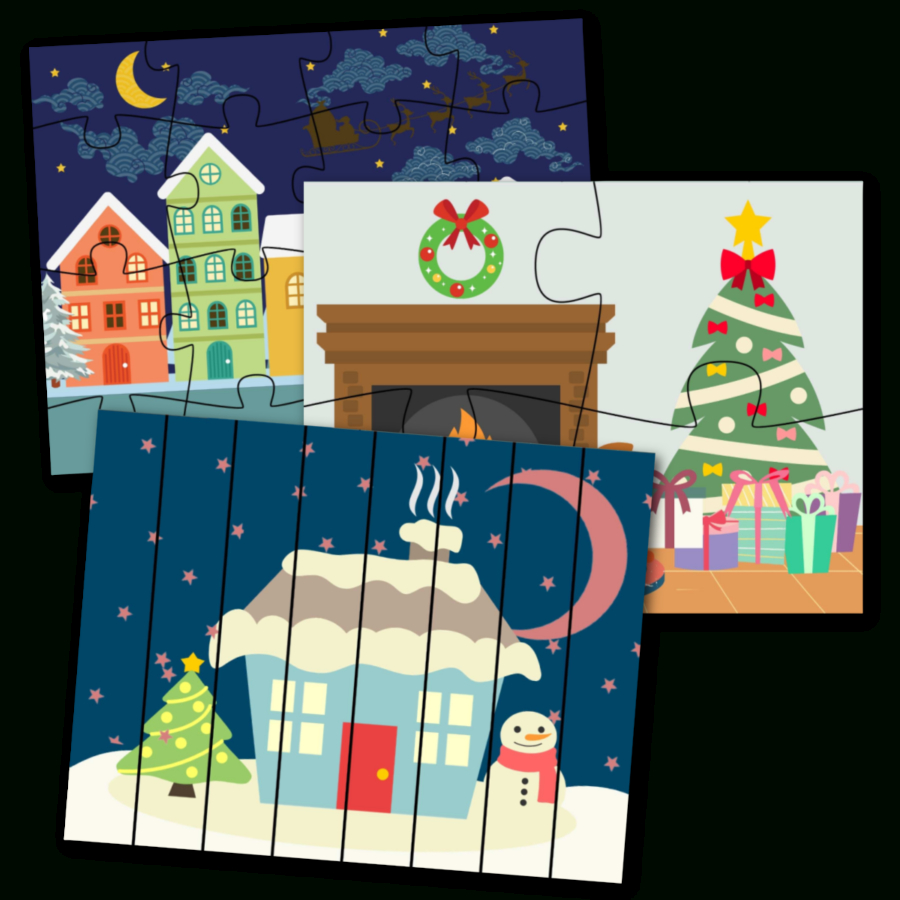 Printable Christmas Puzzles within Printable Christmas Jigsaw Puzzles
