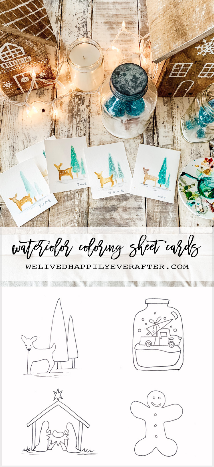 Printable Diy Christmas Card Coloring Sheet For Kids To Paint | We regarding Make a Christmas Card Printable