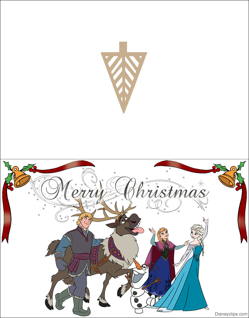 Printable Frozen Christmas Cards | Disneyclips with regard to Printable Disney Christmas Card