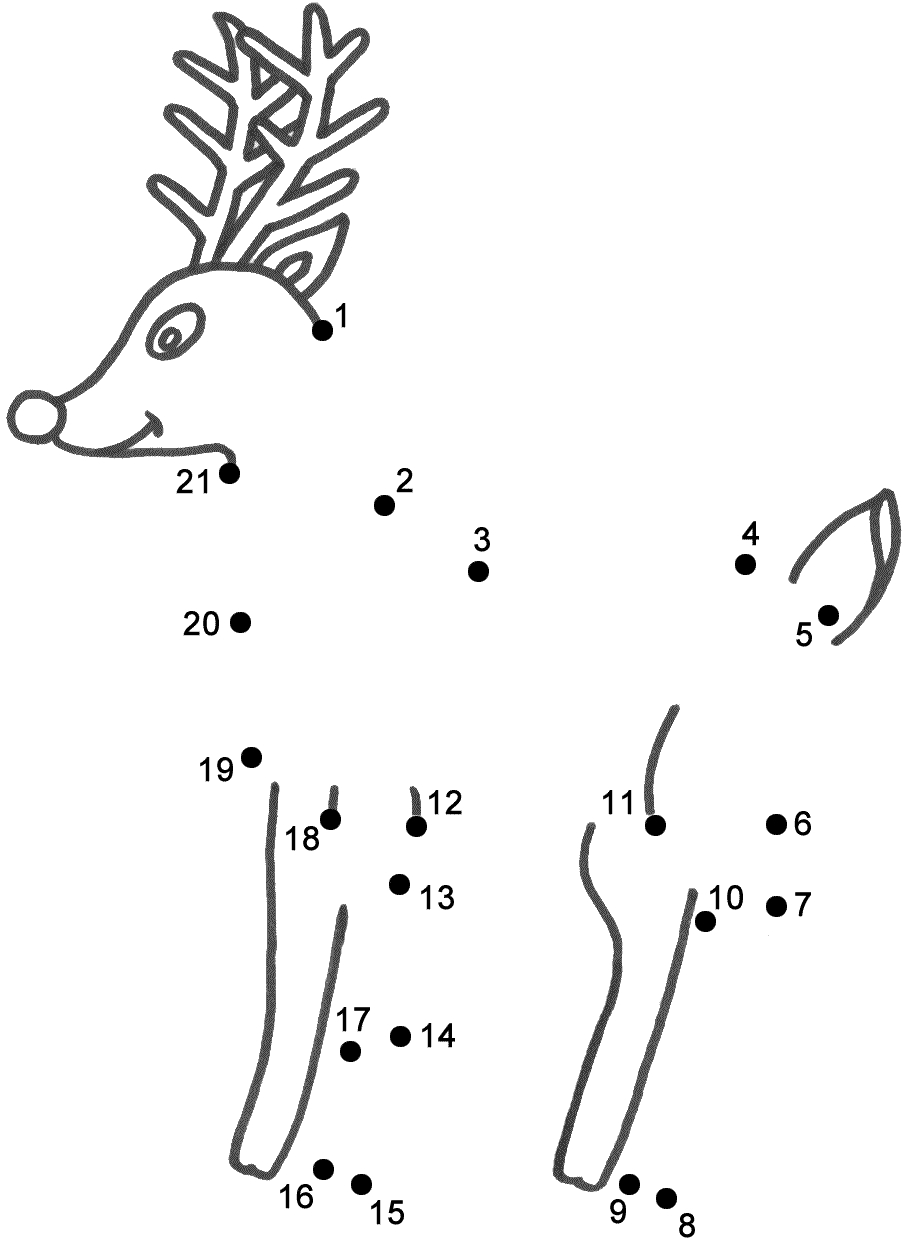 Rudolph The Red Nosed Reindeer - Connect The Dots, Count1&amp;#039;S intended for Christmas Connect the Dots Printable