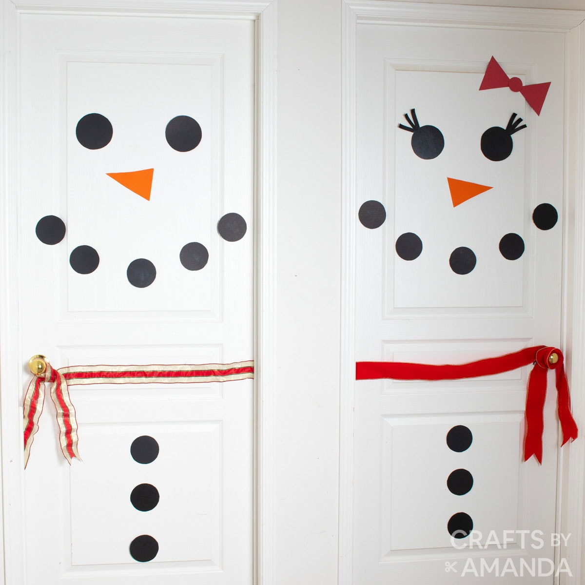 Snowman Door - Craftsamanda - Christmas Crafts regarding Printable Christmas Door Decorations