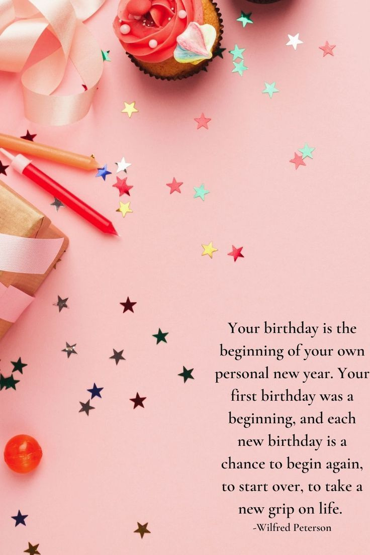 The Beginning Of Your New Year! within Birthday New Year Quotes