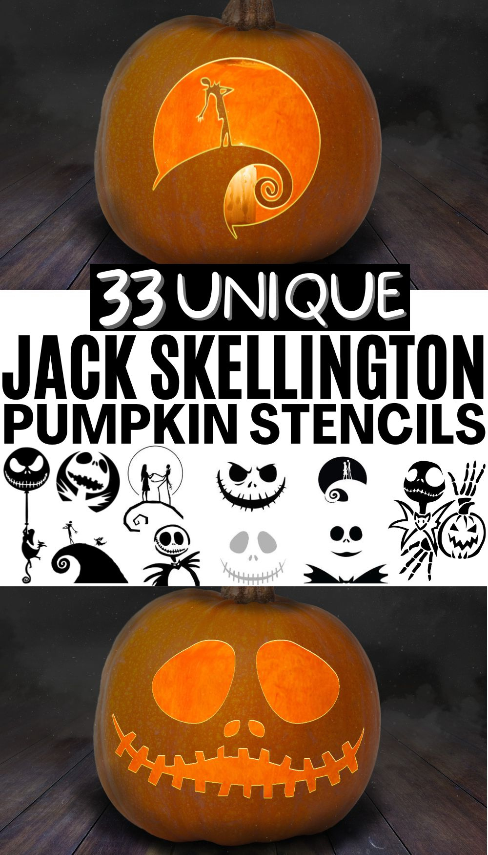 The Best Jack Skellington Pumpkin Carving And Painting Printables with regard to Free Printable Nightmare Before Christmas Pumpkin Stencils