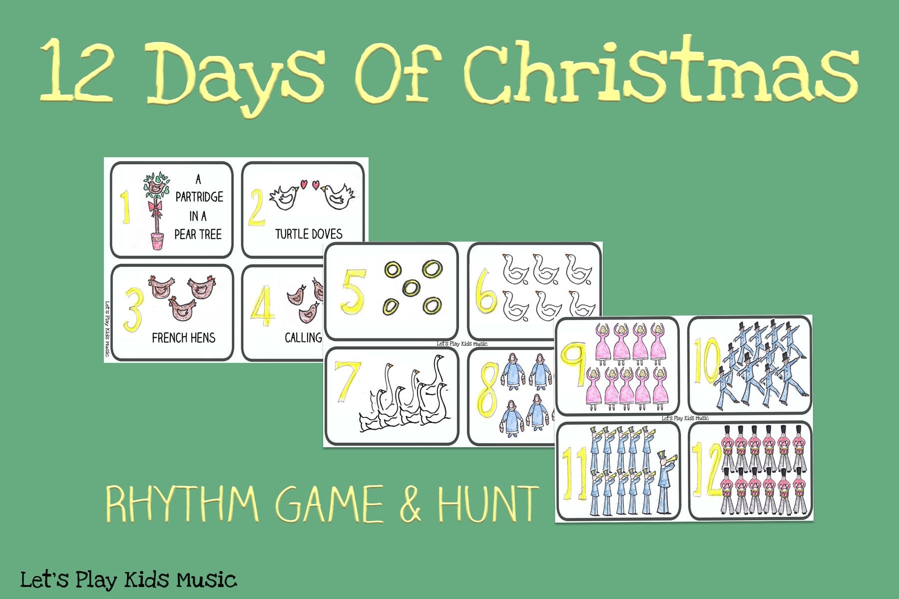 Twelve Days Of Christmas Activities - Let&amp;#039;S Play Music intended for 12 Days of Christmas Printable Game