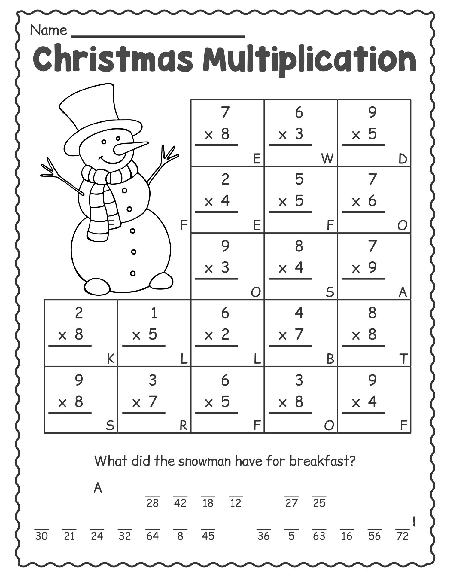 Worksheets For 1St Grade Christmas Activities - 15 Free Pdf intended for Free Printable Christmas Multiplication Worksheets
