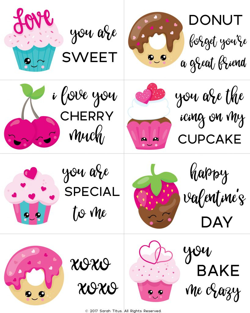 100+ Free Printable Valentine Cards For Kids - Sarah Titus regarding Free Printable Kids Valentines Cards