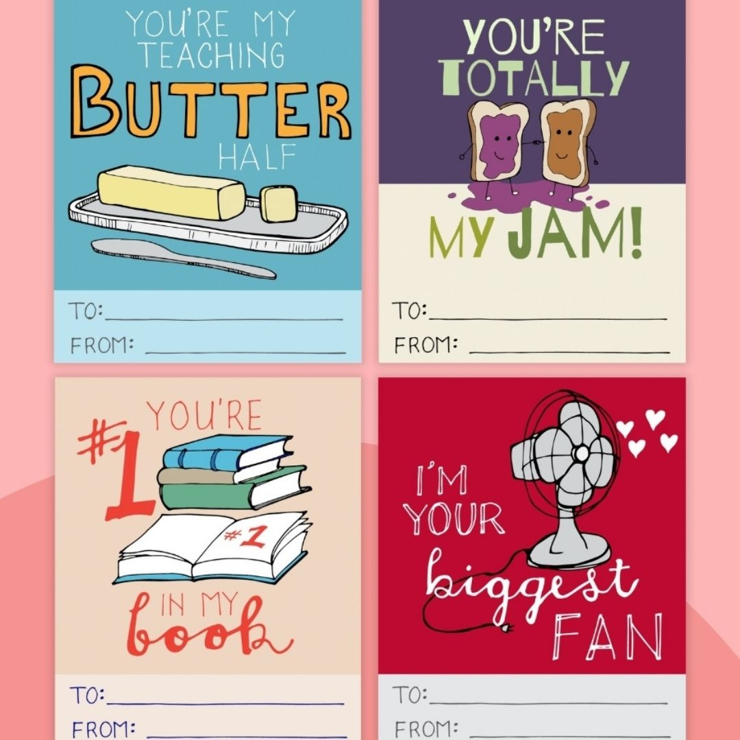 24 Printable Valentines For Your Students And Teacher Bffs with regard to Valentines For Teachers Printables