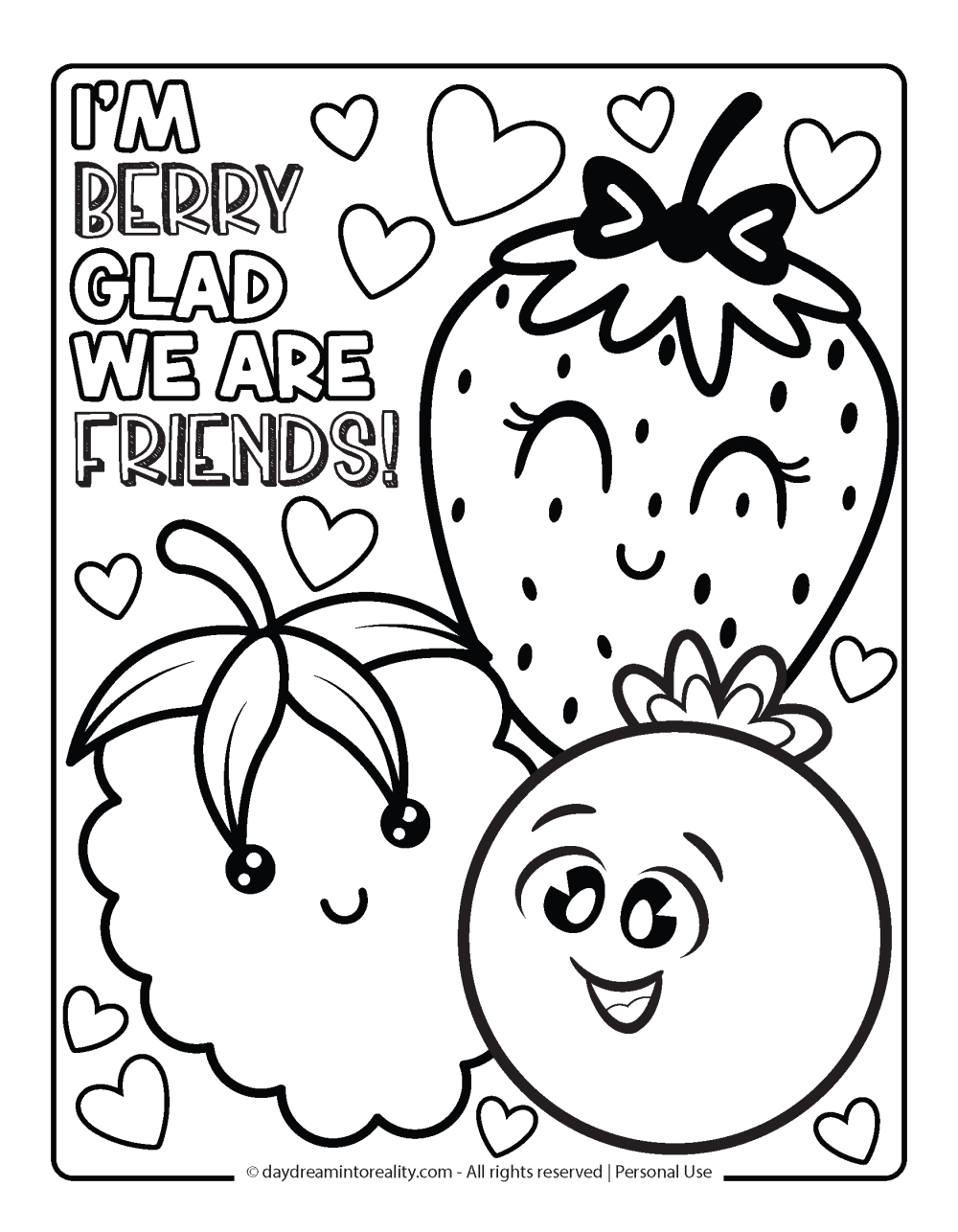 30 Free Valentine'S Day Coloring Pages (Pdf) ~ Daydream Into Reality in Cute Valentines Day Coloring Pages Printable