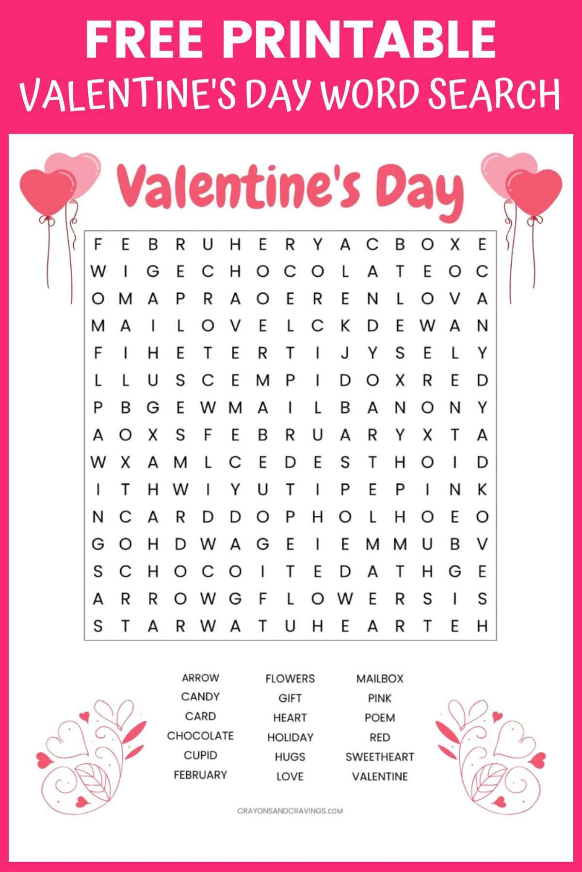 35+ Of The Best Free Valentine&amp;#039;S Day Printables For 2025 within Free Printable Valentines Activities