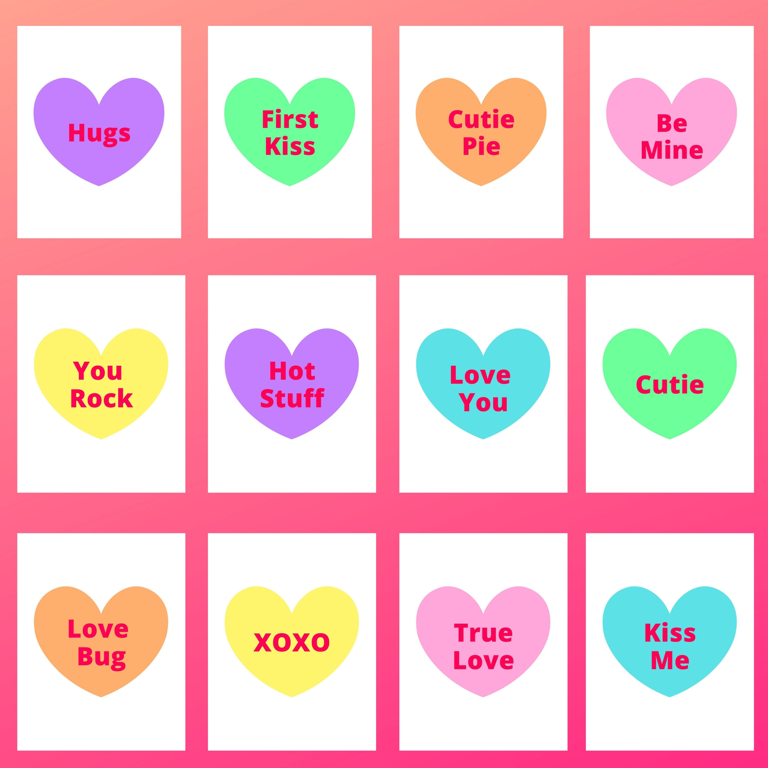 4 Easy Diy Valentine'S Day Printable Banners (Free!) - The for Printable Valentine Decorations