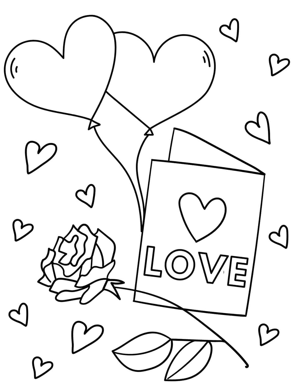 50 Free Valentine Coloring Pages For Kids - Prudent Penny Pincher inside Printable Valentine Sheets