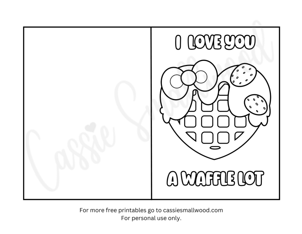 93 Cutest Printable Valentine&amp;#039;S Day Cards To Color - Cassie Smallwood pertaining to Foldable Free Printable Printable Valentines Day Cards To Color
