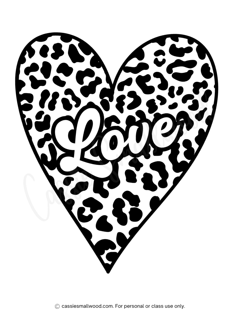 Adorable Heart Coloring Pages - Cassie Smallwood with regard to Printable Valentine Hearts Coloring Pages