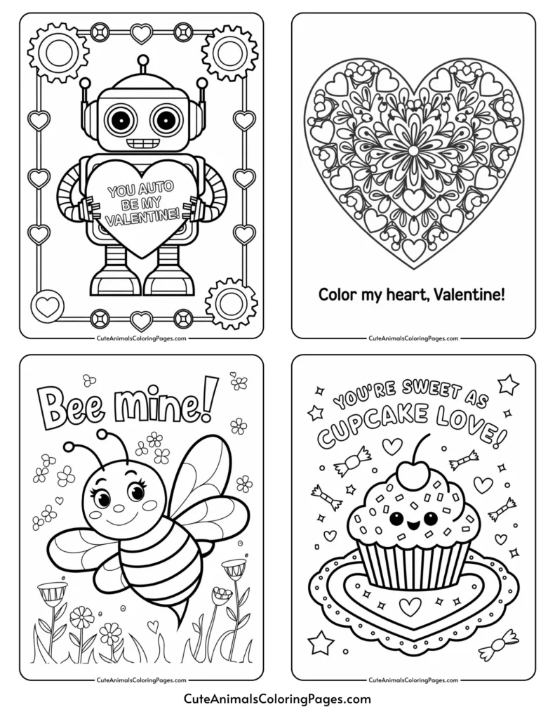 Black And White Printable Valentine Cards (25+ Free Pdf Pages regarding Printable Valentine Cards For Grandparents