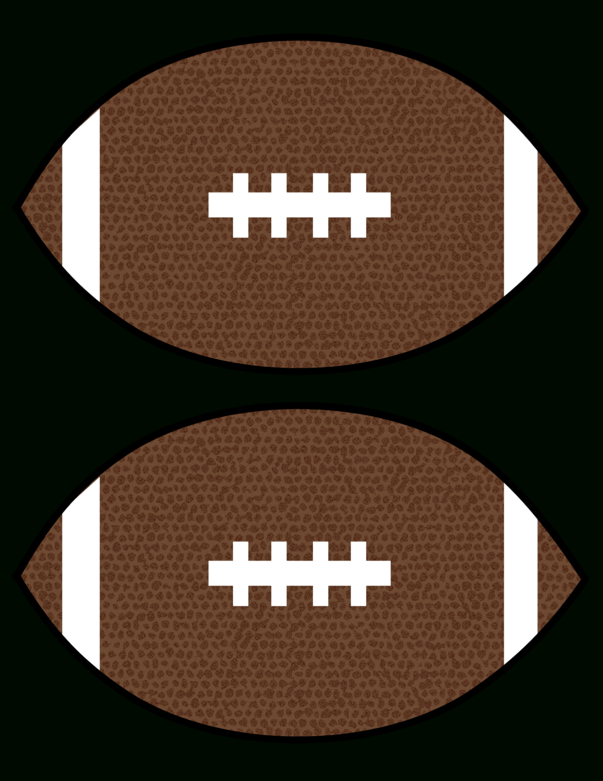 Cheap Super Bowl Decorations {Football Banner} - Paper Trail Design for Printable Super Bowl Decor