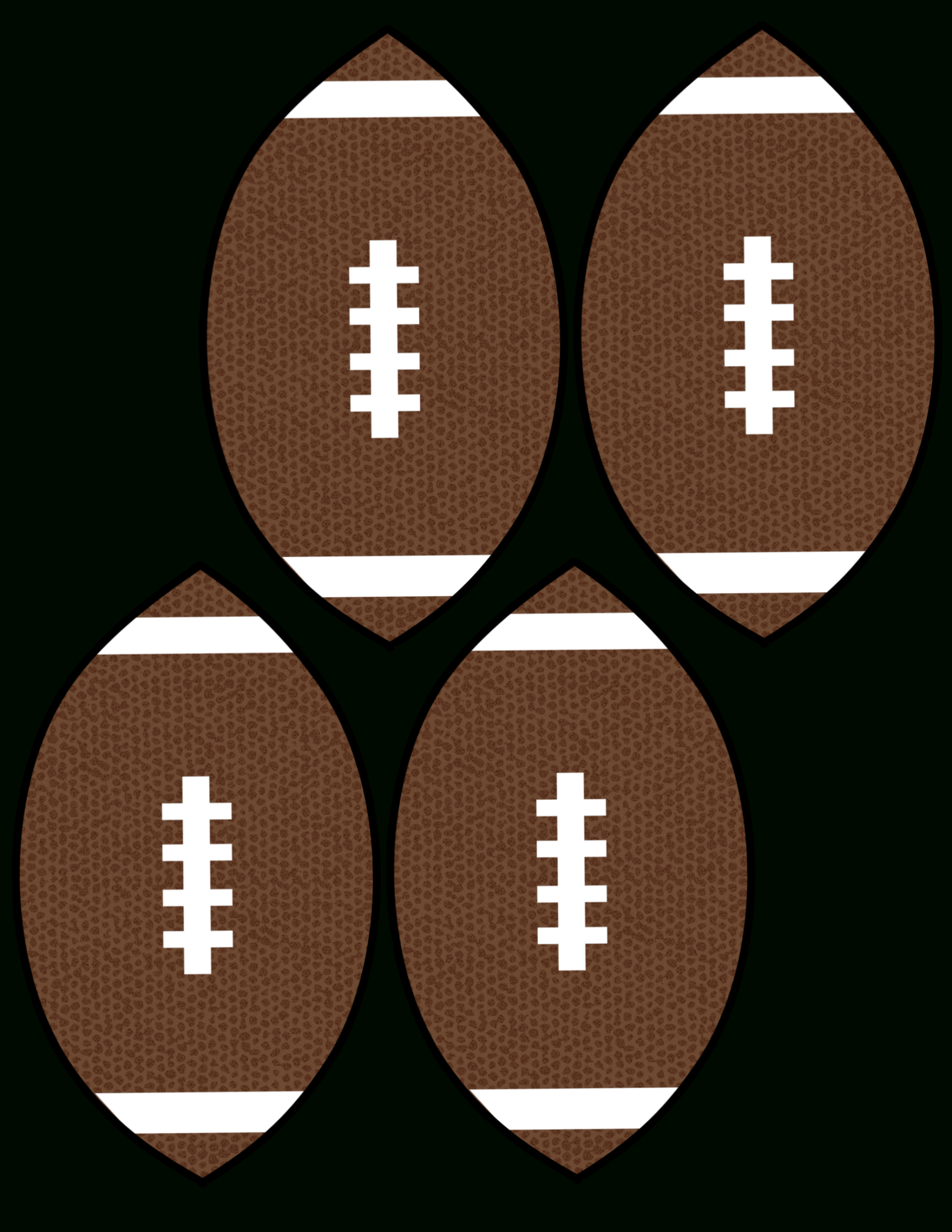 Cheap Super Bowl Decorations {Football Banner} - Paper Trail Design regarding Super Bowl Printable Decorations