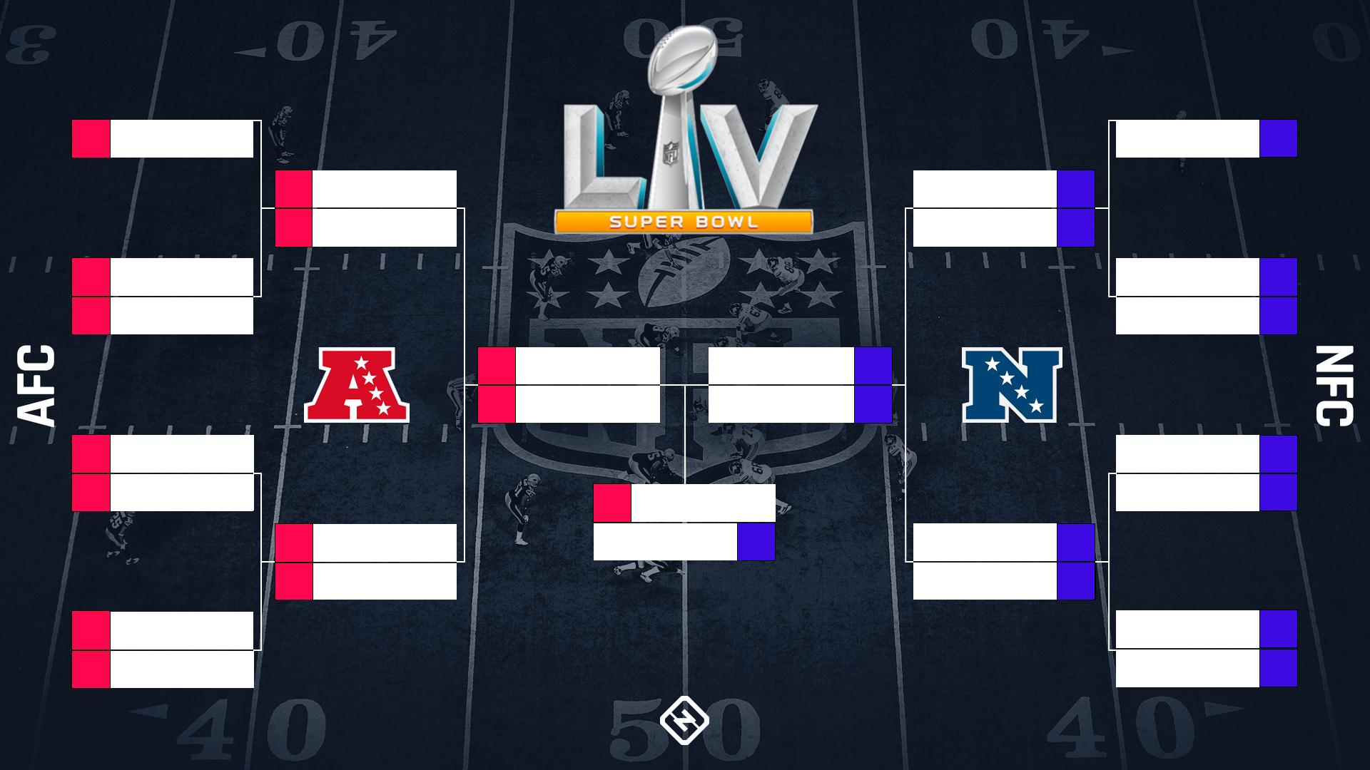 Complete Afc Playoff Bracket 2021 2022 2021 Printable Nfl Playoff inside Printable Nfl Super Bowl Bracket