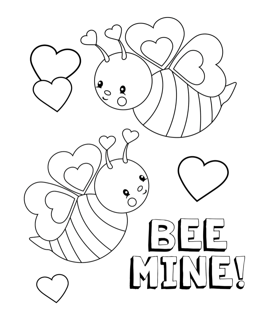 Cute Valentine&amp;#039;S Day Coloring Pages For Kids - Crazy Little Projects regarding Printable Valentine Coloring